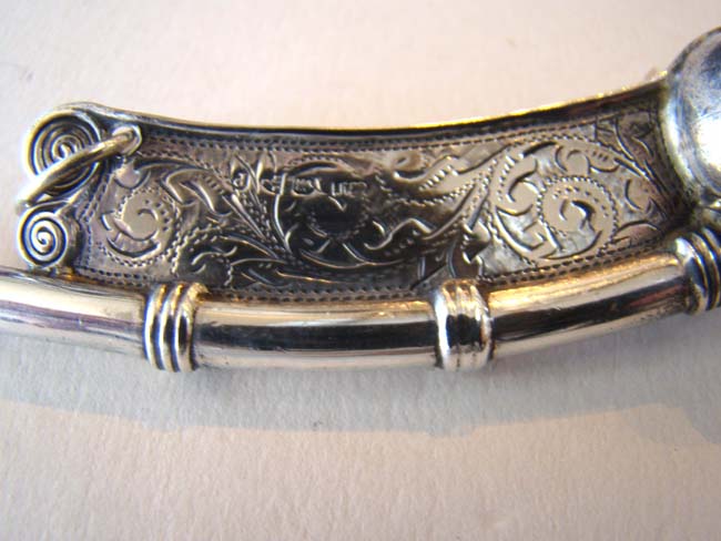 A 19th century Sterling Silver Bosun's Whistle — image 3